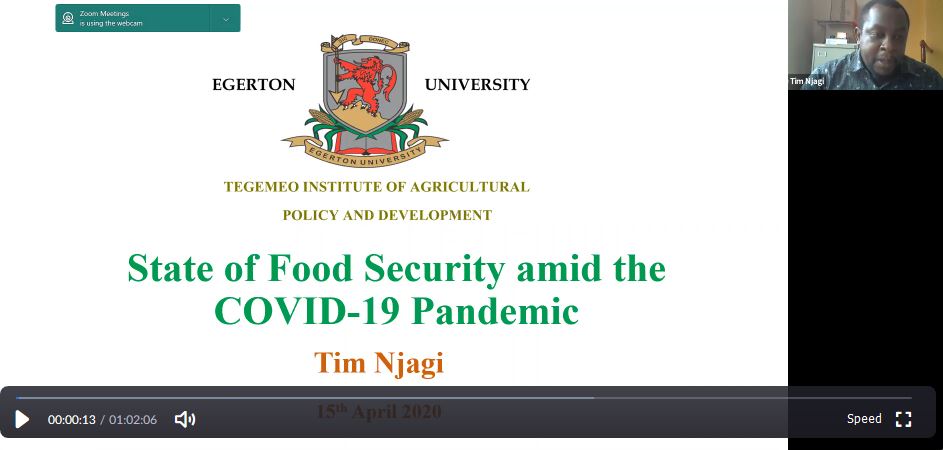 Attaining food security amid the COVID-19 pandemic